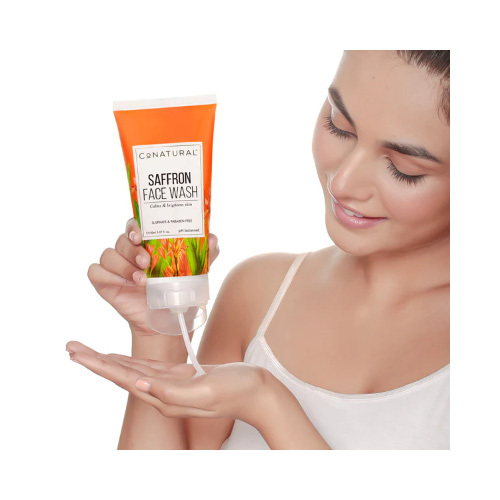 Saffron Face wash-150ml - The cleanser for oily skin regulates the oil production of your skin so that pores don't get clogged and skin stays blemish-free