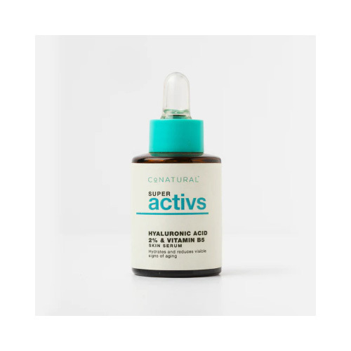 Hyaluronic Acid 2% + B5 - Super Activs Serum - This formula contains both low molecular weight and high molecular weight Hyaluronic Acid for multi depth hydration with added Vitamin B5 which also helps in skin hydration