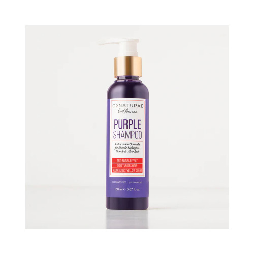 Purple Shampoo-150ml - Bid farewell to unwanted yellow or brassy tones, and say hello to a more balanced and vibrant hair color. When your hair appears healthier, it reflects light beautifully, resulting in a shinier, more luminous look.