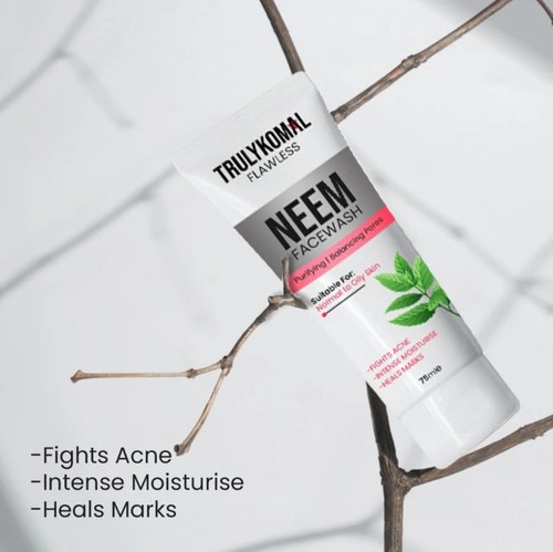 Neem Facewash - Gently removes excess oil and deep rooted dirt while controlling blemishes and pimples. This purifying and healing formula will kill bacteria without drying your skin.Soothing Oil Balancing Pores Cleansing Controls Blemishes Rejuvenating