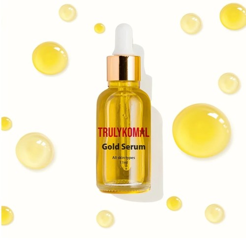 Gold Serum - This anti aging serum reduces fine lines and wrinkles, giving you a youthful, glowing skin. Here's how it works:  ·         It contains Retinol that reduces fine lines and wrinkles by increasing collagen production.  ·         It fades age spots and softens rough patches on the skin.  ·         With 24 k Gold, it serves as an antioxidant with anti-inflammatory properties.  ·         It also reduces redness and protects the skin from free radicals.