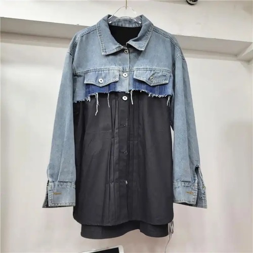 Jeans black - Bust 120cm, length: 82cm, Shoulder: 53cm, Sleeve: 53cm