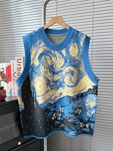 Van gogh vest - Bust 120cm length 65