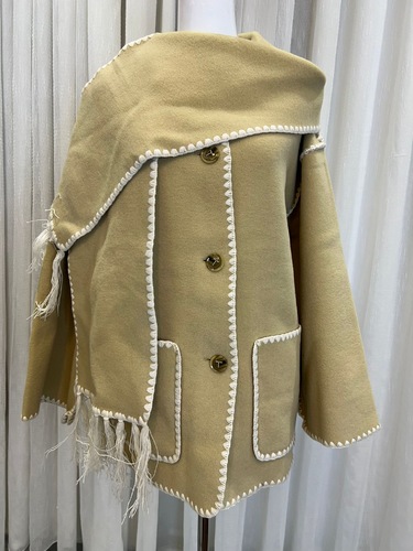 Beige wool jacket