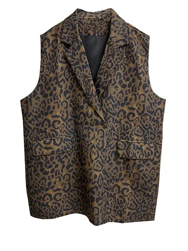 Leopard vest