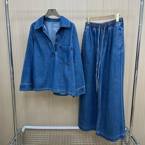 Denim Set - Summer set light fabric ideal for travel and hot weather