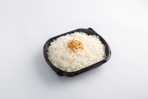 طبق أرز أبيض