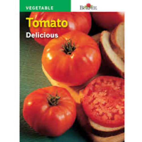 Tomato Delicious Giant Red - Delicious Hunt Strain TomatoDelicious (Hunt Strain) tomato is a beefsteak lover’s dream. This tomato is so large, meaty and good that you would need nothing more if these were the only beefsteaks you grew. Strong, disease resistant vines, produce plenty of huge beefsteaks that often cross 2 pounds. I have been saving seeds only from the biggest and everything is over 2 pounds. These are the same seeds that I offer on our website. Fruits are balanced and full flavored. Just the best! Check out our images. Do with these whatever you want!! PS: I have a difficult time selling these at the market because they are so large. They sell better towards the end of the season when they are smaller and around 1 pound.