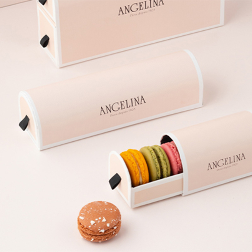 Macarons box - 4 pieces - Visit the colorful&nbsp;wonderland, with a custom&nbsp;assortment &nbsp;box&nbsp;of macarons&nbsp;to gift to your loved ones, available in&nbsp;different&nbsp;flavors MONT BLANC, LEMON