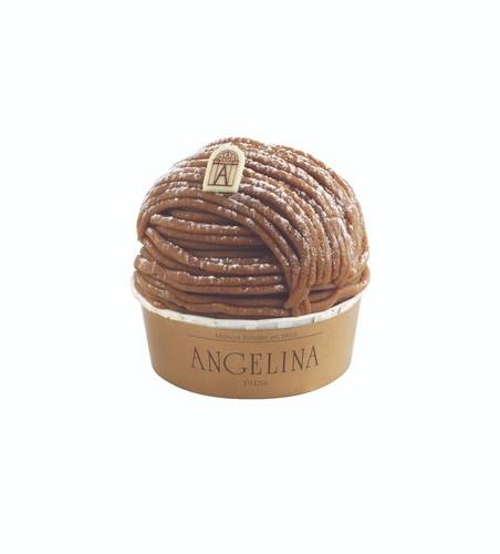 Mont-Blanc - Our iconic signature pastry of Angelina, with&nbsp;a&nbsp;special recipe from the beginning of the 20th century made of a dry and crunchy French meringue, under a dome of&nbsp;vanilla whipping cream&nbsp;covered with the vermicelli of chestnut cream to satisfy everyone’s&nbsp;taste .