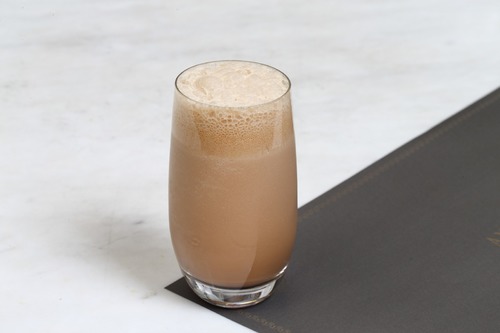 Iced blend mocha - chocolate
  sauce ,fresh milk, double espresso