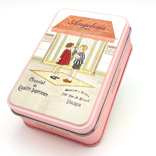 Giandujas - These gianduja chocolates made with the finest chocolate and hazelnuts are fondant and gourmet! Presented in an attractive illustrated tin box.