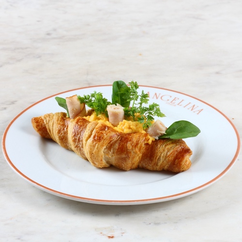 Angelina croissant - Traditional&nbsp;French croissant, Smoked turkey