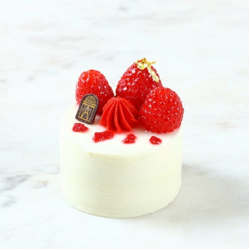 Framboisier Cake - Enjoy the touch of fresh raspberries in our Tarte Framboise, made with crunchy hazelnut biscuit, light vanilla cream, and&nbsp;raspberry