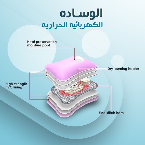 الوسائد الحرارية القطة الزهرية