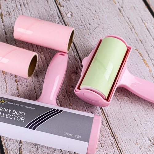 Pink dust removal roller set