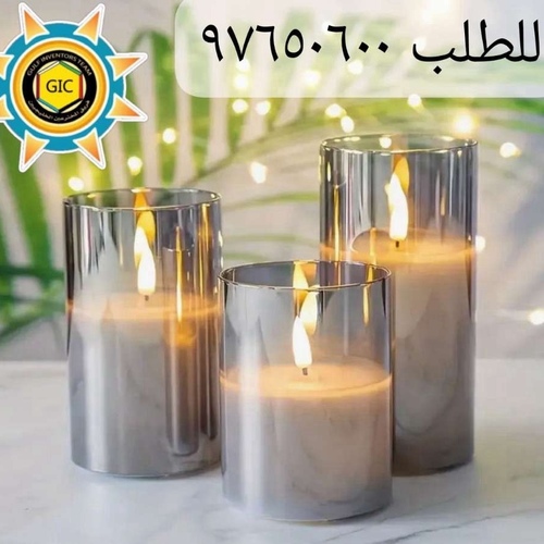 Electronic candle set 4 pes