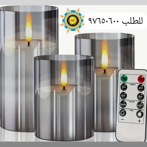 Electronic candle set 4 pes