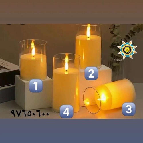 Electronic candle set  4pes