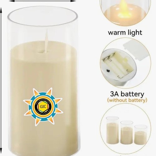 Electronic candle set  4pes