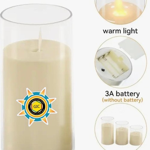 Electronic candle set 4 pes