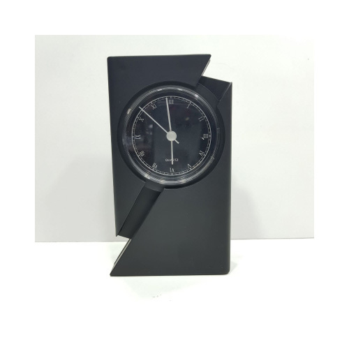 Plastic Clock (C297) - Desk Black Clock.