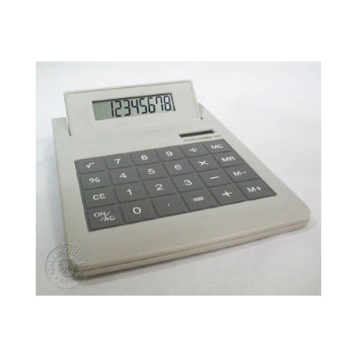 Desktop Calculator (E039) - 8 Digits Desk Duel Power Calculator Rubber Buttons