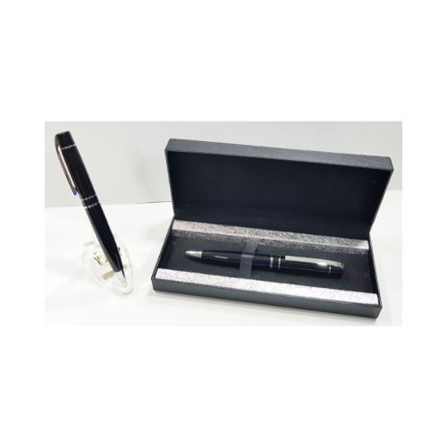 Metal Pen (PE043) - Ball Pen Black W/ Chrome