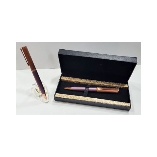 Golden Gifts co - Metal Pen (PE049) - Ball Pen in 2 tone Copper