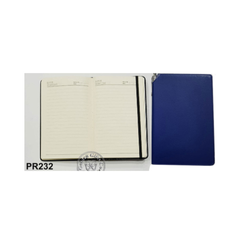 Note Book (PR232) - Note Book w/Ball Pen Deluxe N. Blue