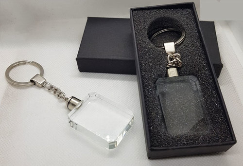 Golden Gifts co - KeyChain Crystal (PR436) - Key Chain Crystal Big Rectangular