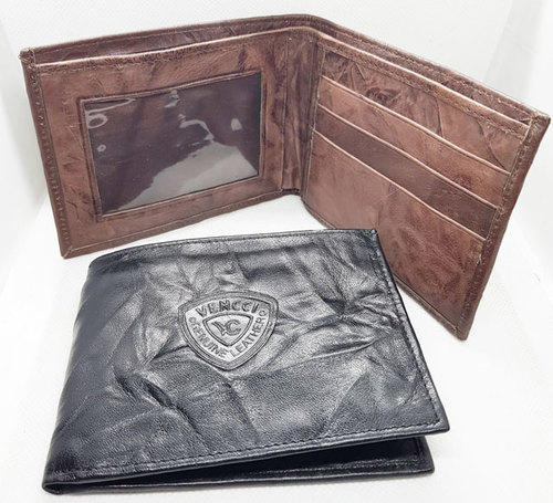 Men wallet (O097) - Real Leather Scrambled Wallet