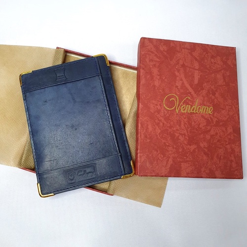 Golden Gifts co - Leather Jotter (O090) - Real Leather Jotter  Card Holder Antique, Vendome Brand.