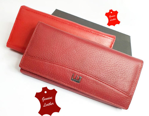 Ladies Wallet (O129) - Ladys Wallet Real Leather