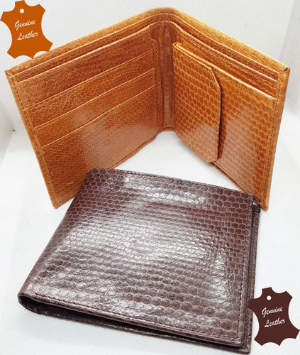 Men Wallet (O098) - Real Leather Wallet Snack Finishing