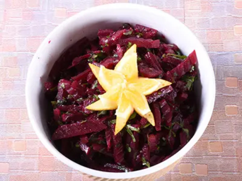 Beetroot Salad - Beetroot with parsley and lemon juice