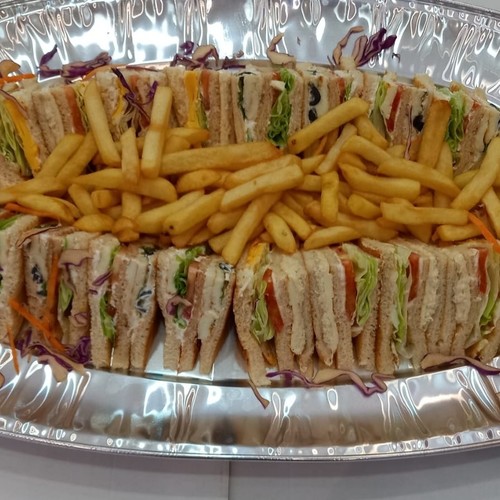 Club Sandwich Jumbo - 24 pieces triangles of toast with potatoes