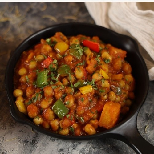 Green Peas Tawa - Peas cooked with tomatoes and special spices