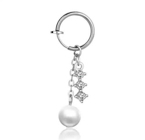 Piercing Lady - fake belly piercing - Price of the piece  Stainless Steel Can be used for belly-ear