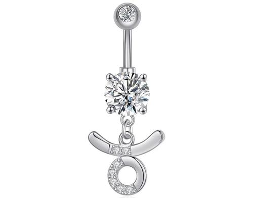 zodiac belly piercing