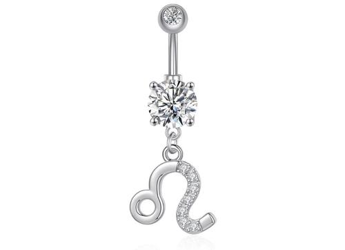 zodiac belly piercing