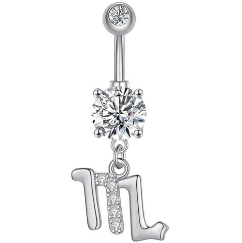 zodiac belly piercing