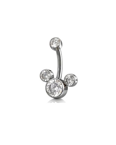 Titanium belly piercing