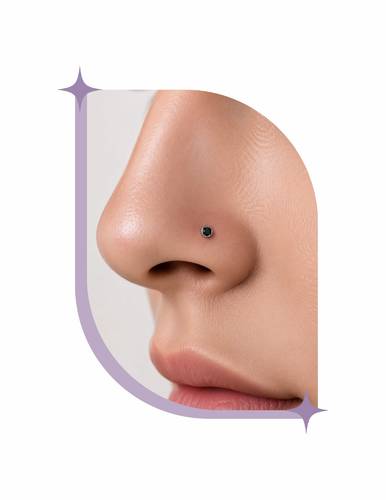 nose piercing 18G