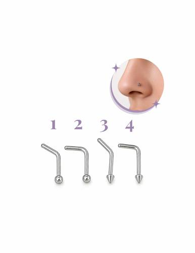 titanium nose piercing 18G