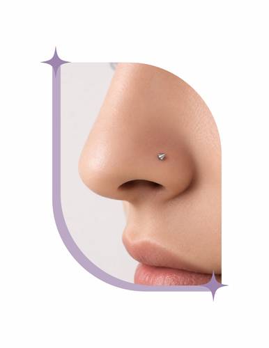 titanium nose piercing 18G