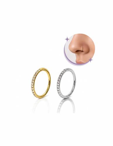 titanium nose piercing 20G