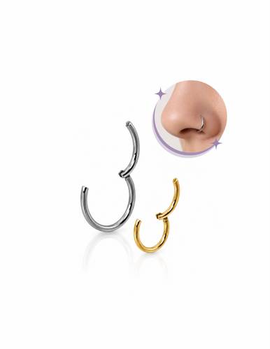 titanium nose piercing 20G