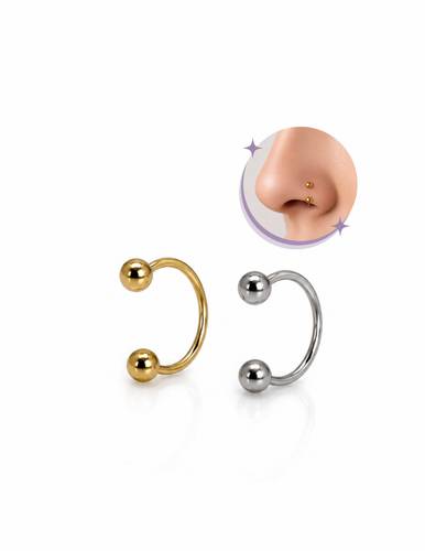 titanium nose piercing 20G