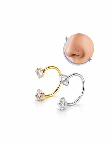 titanium nose piercing 20G